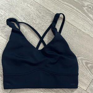 Lululemon Sports Bra size 4 color true navy